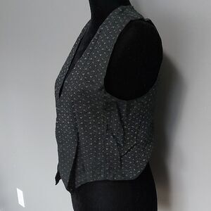 Reversible open front vest sz. S
